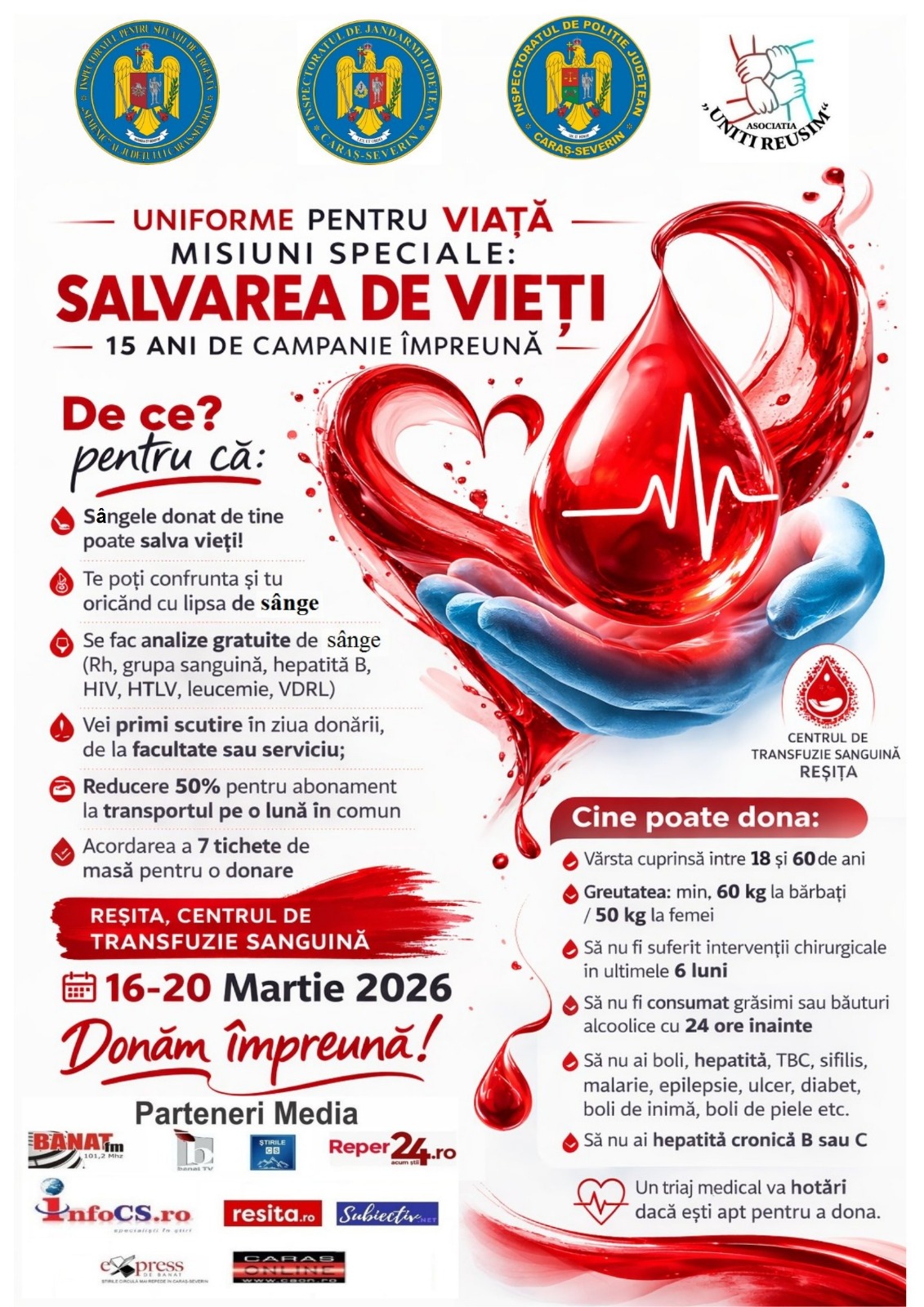 15 ANI DE CAMPANIE ÎMPREUNĂ